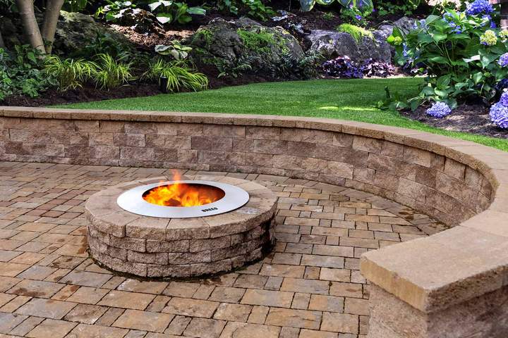 Zentro Stainless Steel Smokeless Fire, 35 Fire Pit Insert