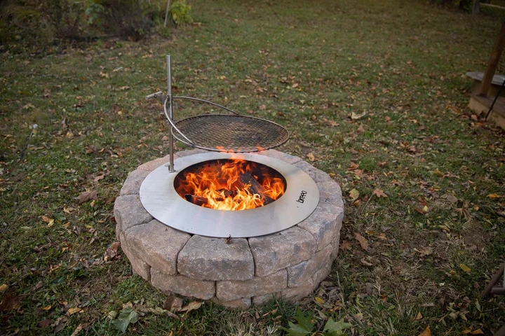 Zentro Stainless Steel Fire Pit Insert, Zentro Smokeless Fire Pit Inserts